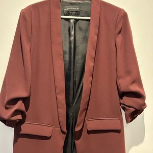 Zara burgundy blazer
